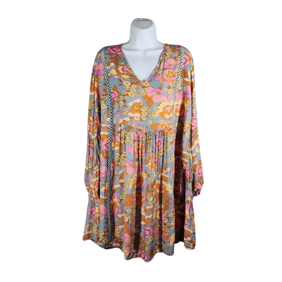 Rusttydustty Dresses & Skirts - RUSTTYDUSTTY BOHEMIAN FLORAL MINI DRESS